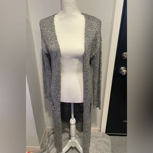 Long Line Duster Knit Cardigan